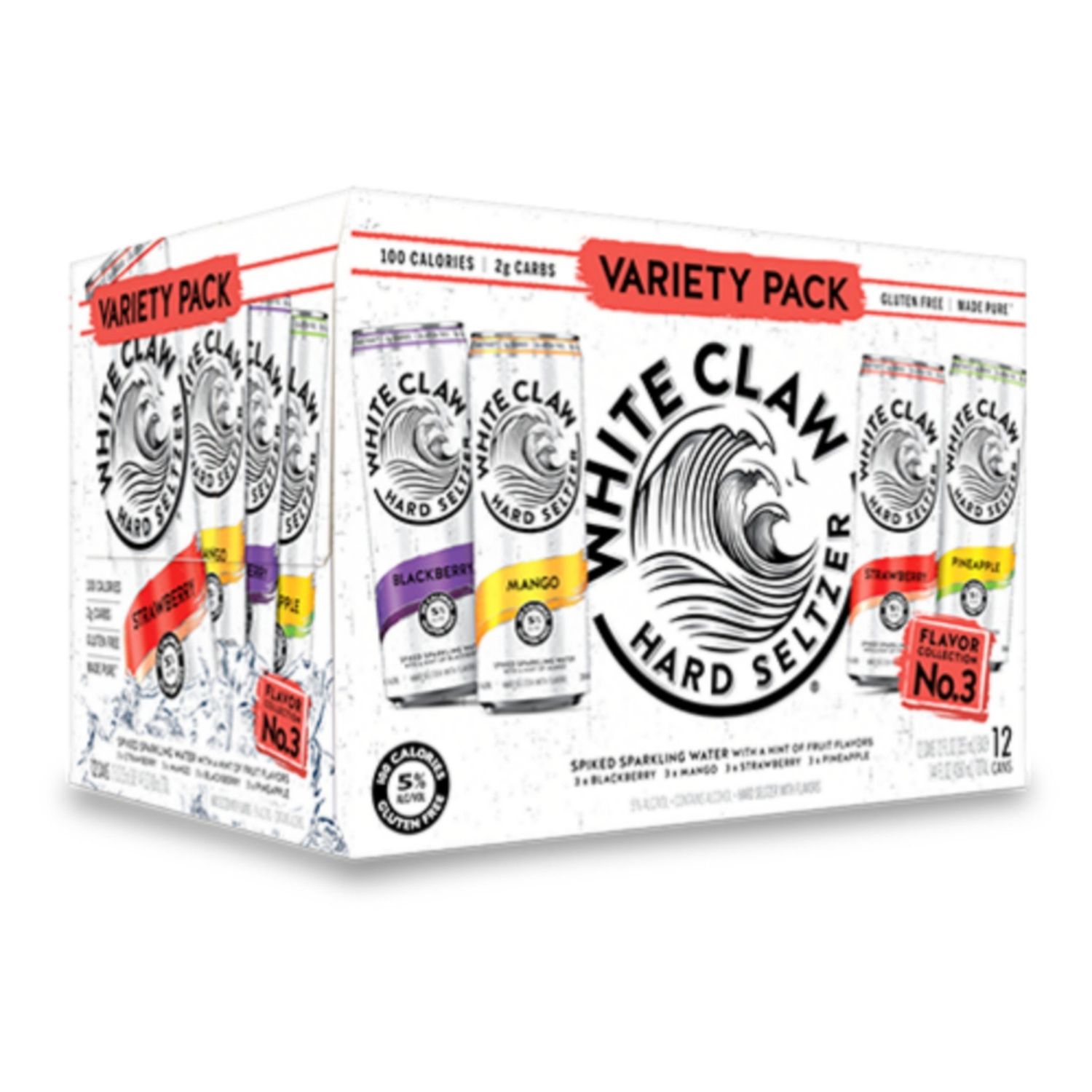 White Claw - Variety Pack #3 - 12pk - 12oz - Cans