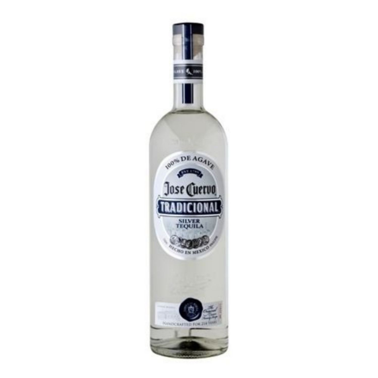 JOSE CUERVO TRADITIONAL SILVER TEQUILA 80 PR. 750 ML