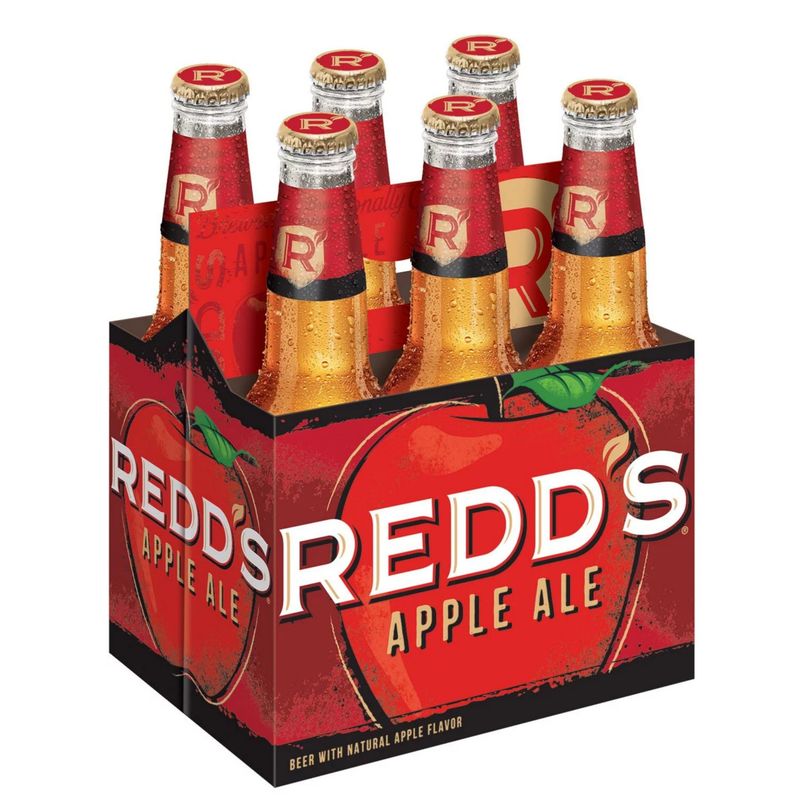 Redd&#39;s - Hard Apple- 6 Pk - 12oz - Bottles