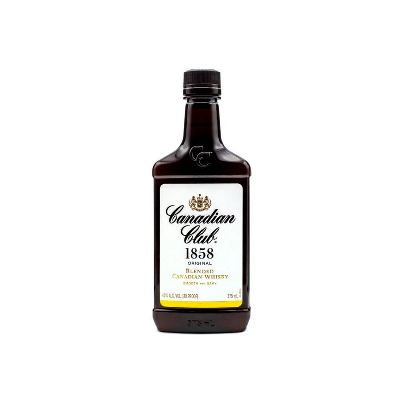 CANADIAN CLUB - CANADIAN WHISKY - 80 PR. - 6 YR - 375 ML