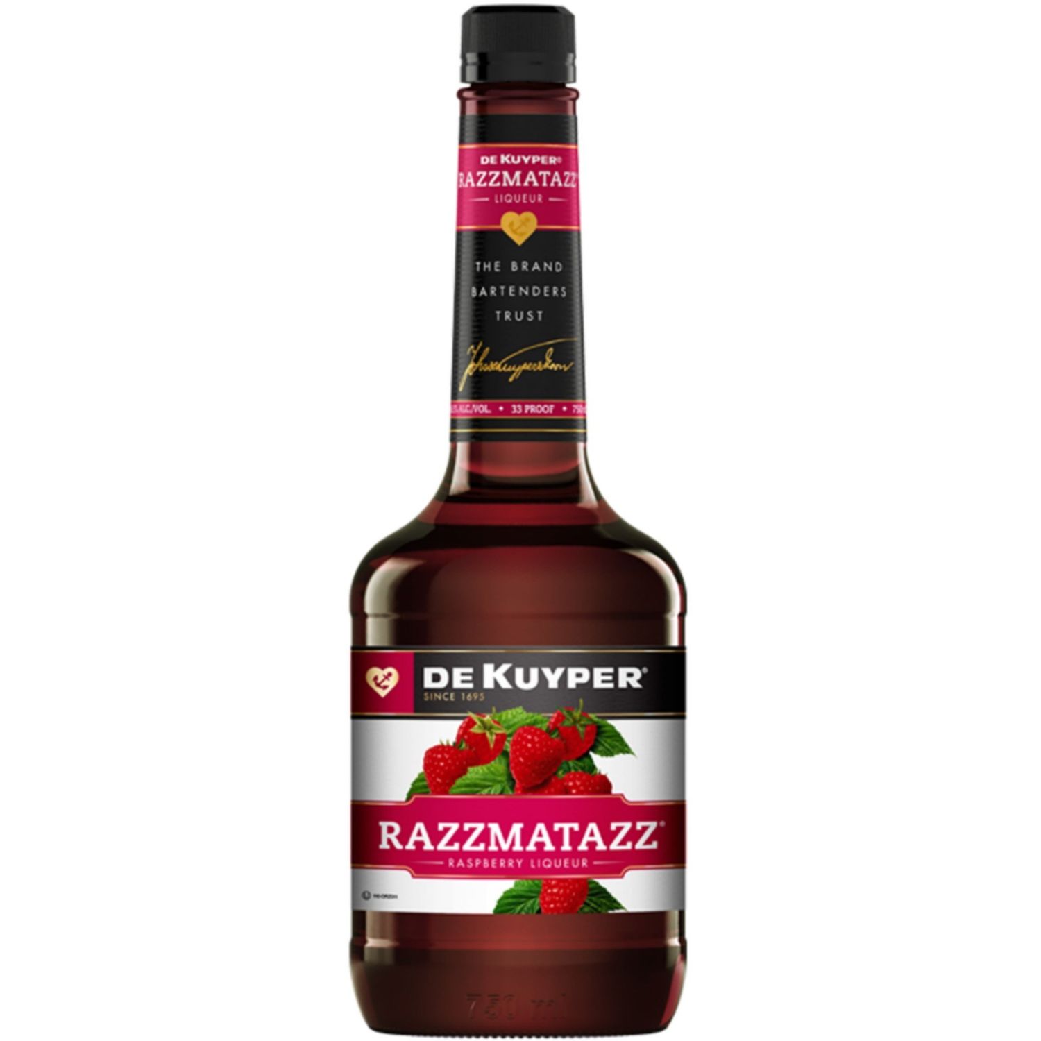 DEKUYPER -  RAZZMATAZZ - SCHNAPPS - 33 PR - LITER