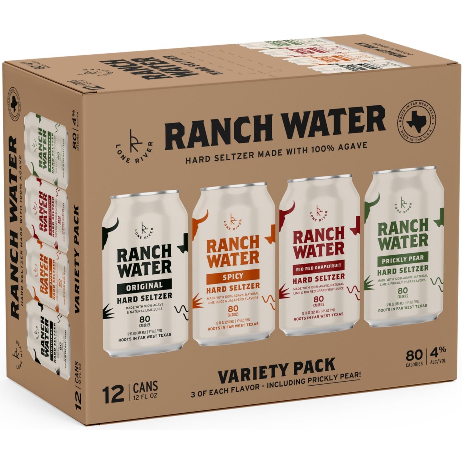 Lone River - Ranch Water - Variety - 12pk -12oz - Cans