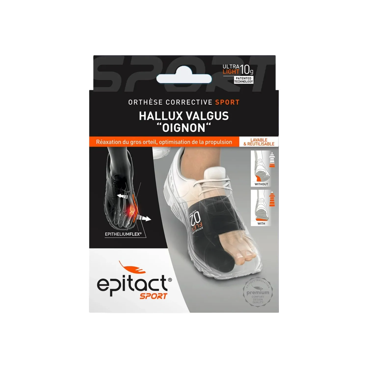 Epitact Sport Orthèse Hallux Valgus