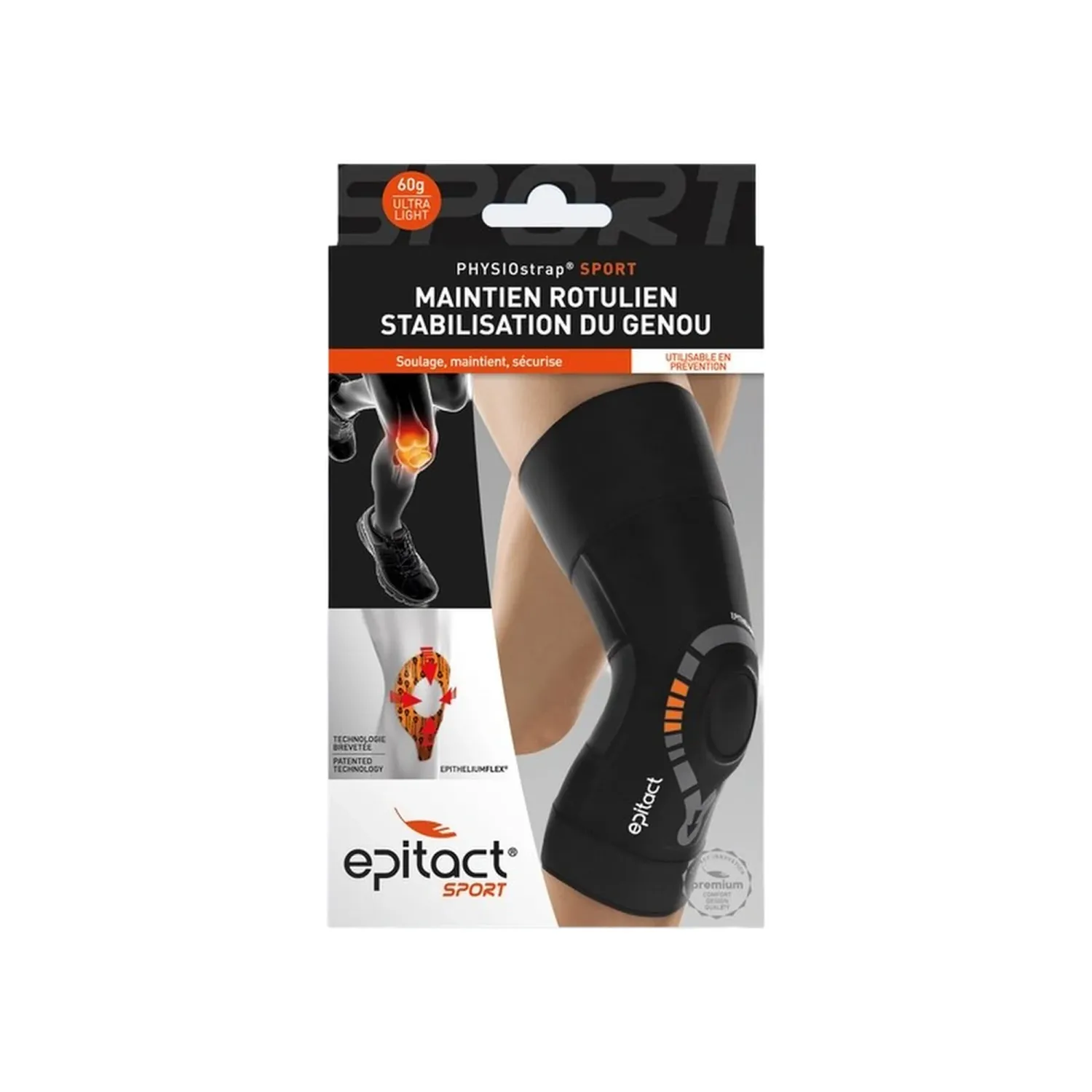 Epitact Sport Genouillère Physiostrap