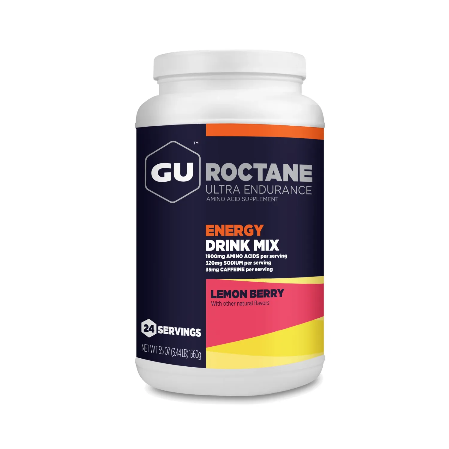 GU Roctane Boisson d'énergie et d'hydratation - 24 portions
