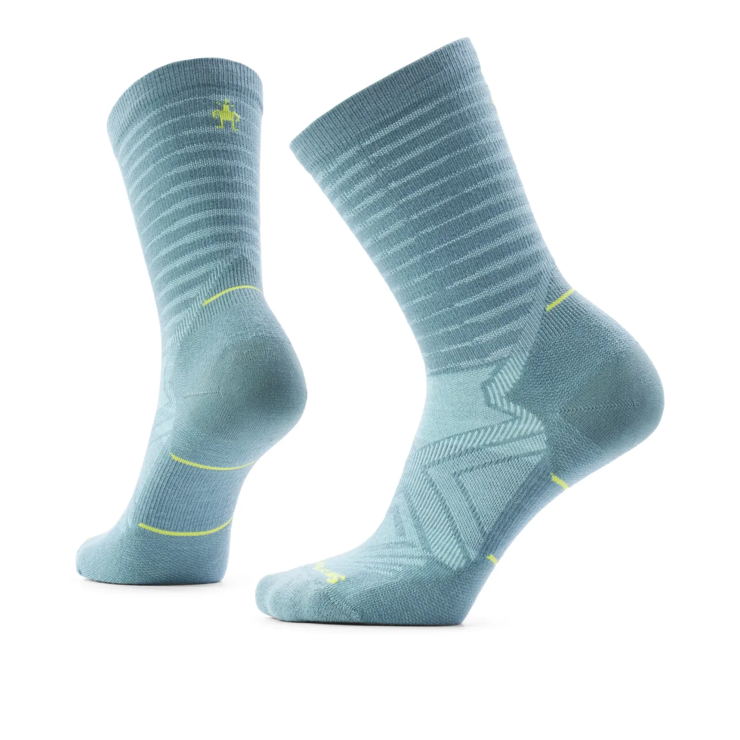 Smartwool Run Zero Cushion Pattern Crew Socks - Femme