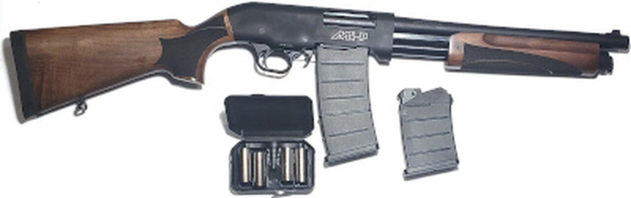 HG MH-P 12GA WOOD PUMP, Color: FIXED, Size: 14.5"