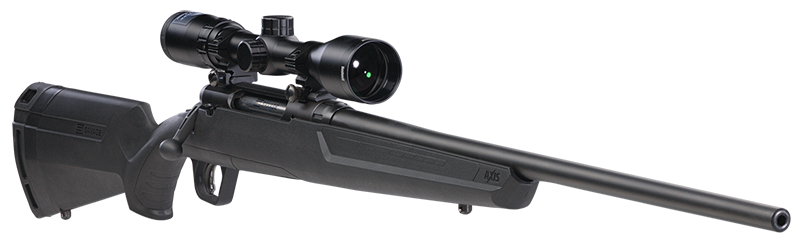 SAV AXIS II XP BLACK BOLT W/ BUSHNELL BANNER SCOPE