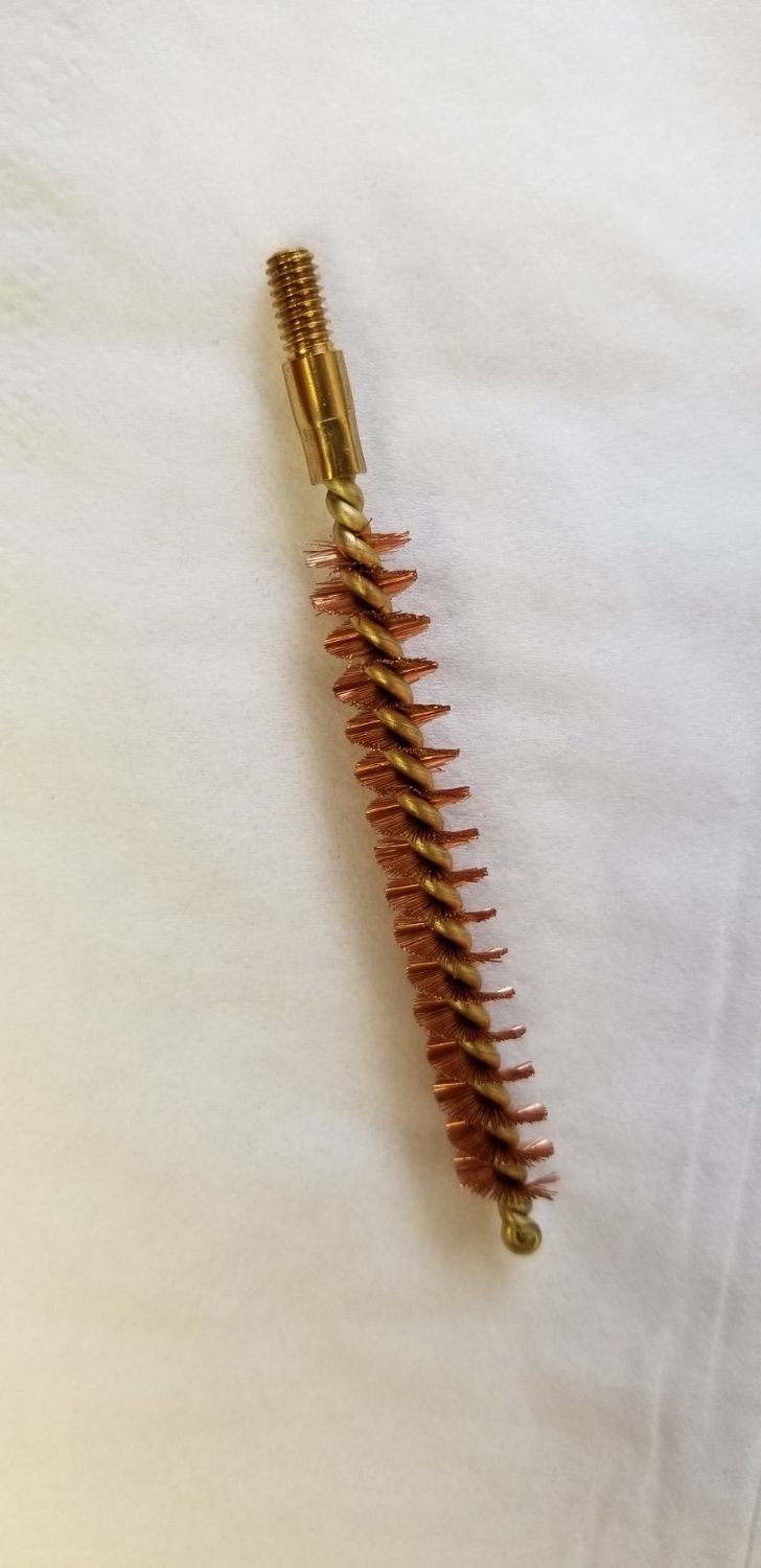 PS BENCHREST BORE BRUSH, Color: BRASS, Size: 8MM