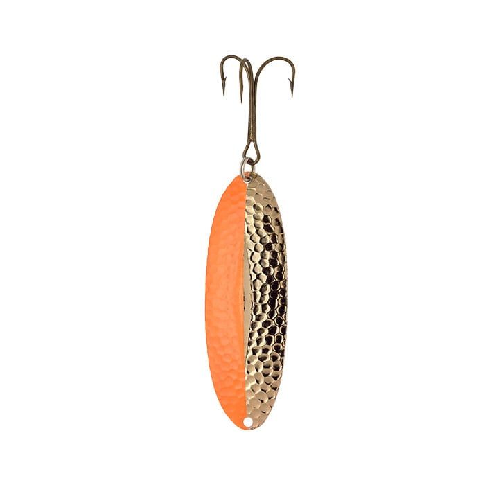 LS ALGONQUIN WOBBLER SPOON, Color: HAM COPPER/ORANGE, Size: 4&quot;