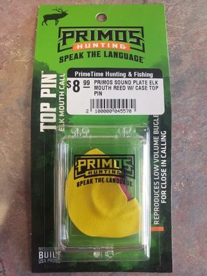 PRIMOS SOUND PLATE ELK MOUTH REED W/ CASE