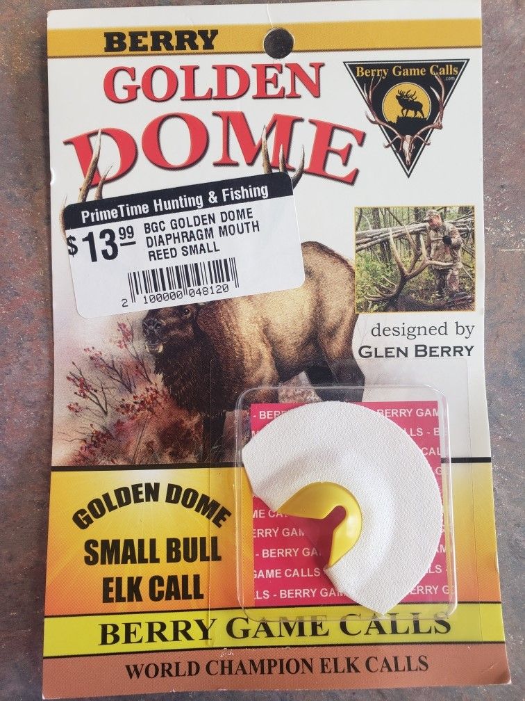 BGC GOLDEN DOME DIAPHRAGM MOUTH REED, Size: SMALL