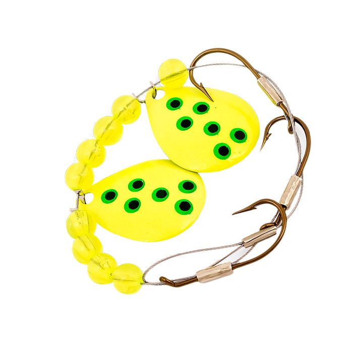 LS CRAWLER HARNESS, Color: CHARTREUSE BLACK DOT