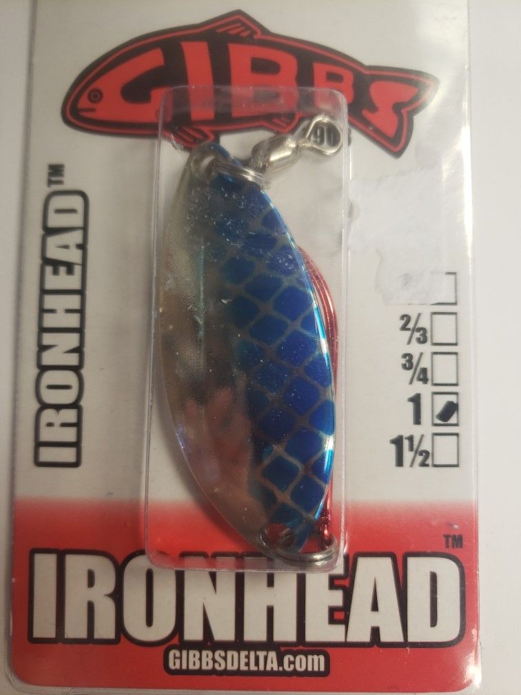GIBBS IRONHEAD SPOON, Color: BLUE SCALE, Size: 1oz