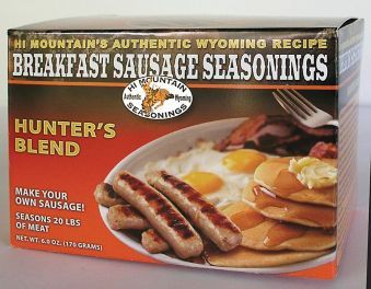 HIMT BREAKFAST SAUSAGE SEASONING, FLAVOR: HUNTER&#39;S BLEND