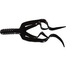BRECKS MR. TWISTER 4&quot; SPLIT DOUBLE TAIL, Color: BLACK