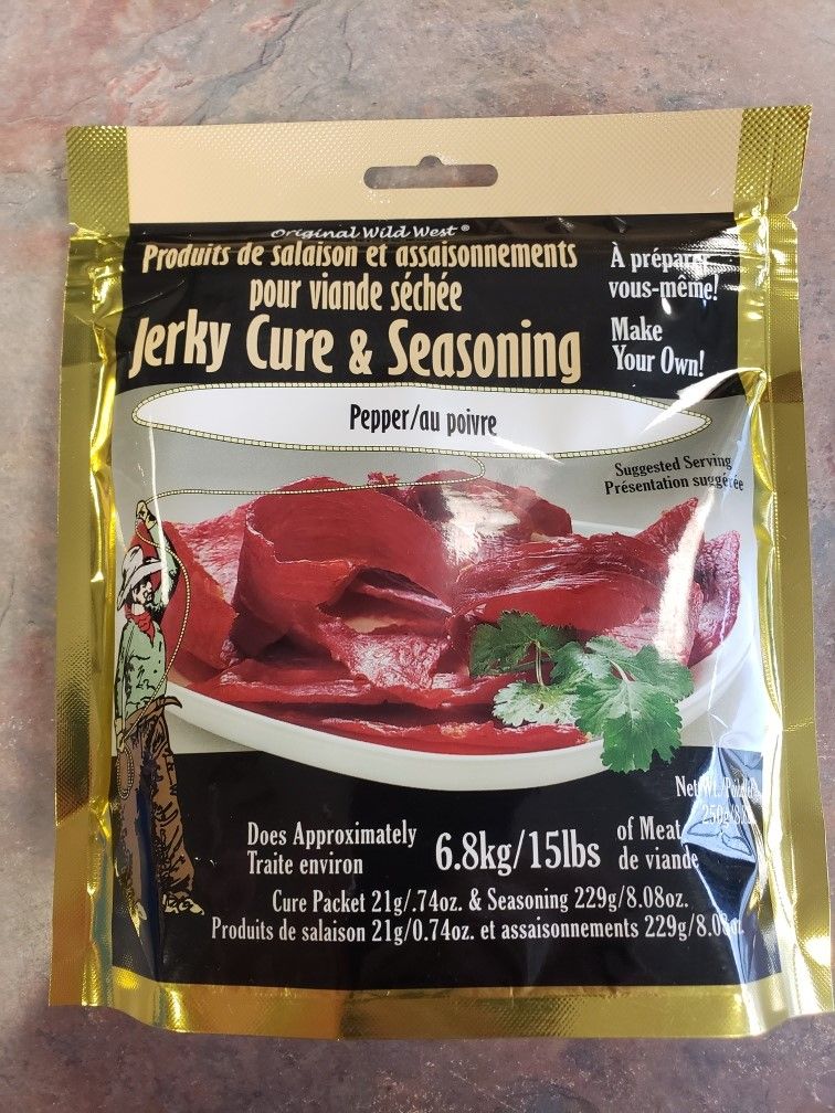 WW JERKY CURE &amp; SEASONING, FLAVOR: PEPPER BLEND