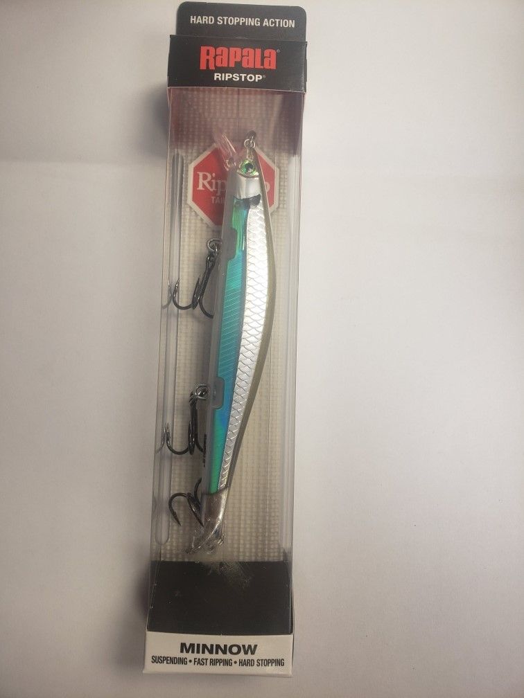 RAP RIPSTOP LURE, Color: MOSS BACK SHINER, Size: #12
