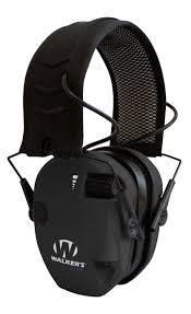 WALKER RAZOR SLIM X-TRM ELECTRONIC EAR MUFFS, Color: BLACK