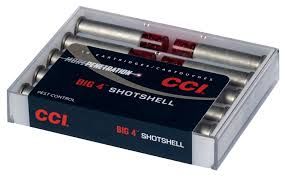 CCI BIG 4 SHOT SHELL single, CAL.: 45 COLT, GR.: 140GR, BULLET: #4 SHOT