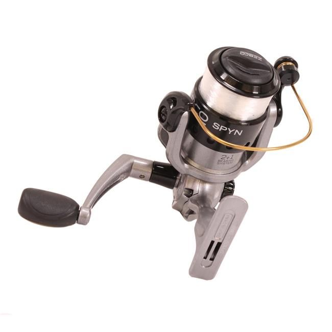 ZEB SPYN SPINNING REEL W/ LINE, Color: SILVER/BLACK, Size: # 20