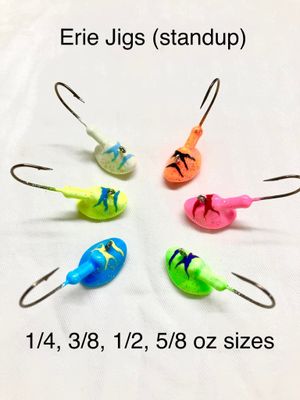 RWJ ERIE GLOW JIG HEAD