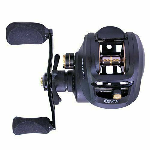 QUA SMOKE PT BAITCAST REEL, Color: BLACK, Size: #200 RH