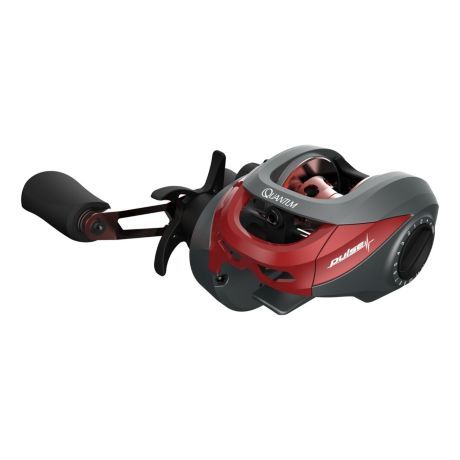 QUA PULSE BAIT CAST REEL, Color: RED / BLACK, Size: # 100 RH