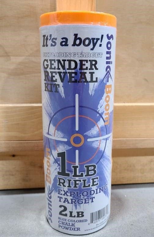 SONIC GENDER REVEAL 2lb (2 - 1lb CONTAINERS), Color: BLUE (IT&#39;S A BOY!)