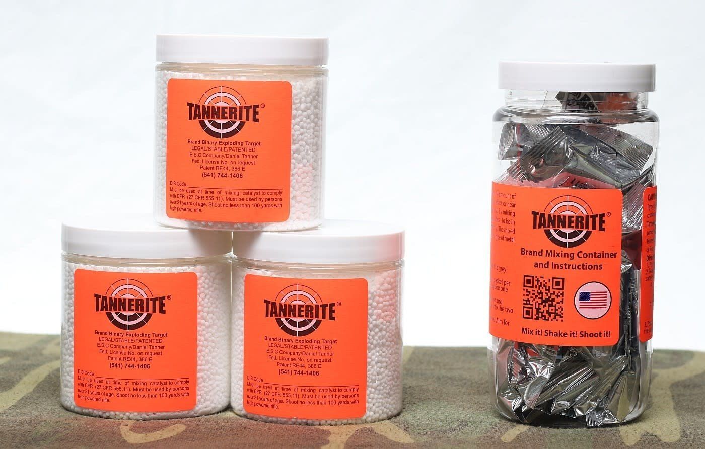 TANNERITE BRICK - 4 PACK OF 1 LB TARGETS
