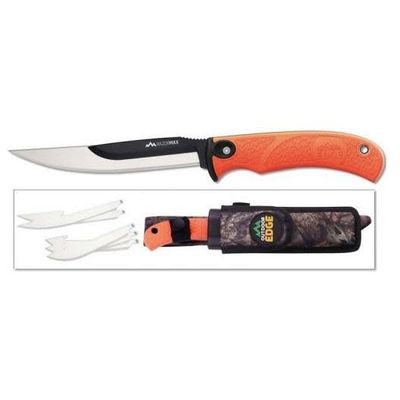 OE RAZORMAX ORANGE FIXED KNIFE W/ EXTRA BLADES &amp; CAMO SHTH