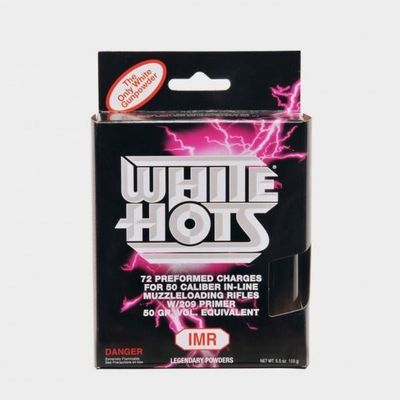 IMR WHITE HOTS 50CAL 50GR 72PK