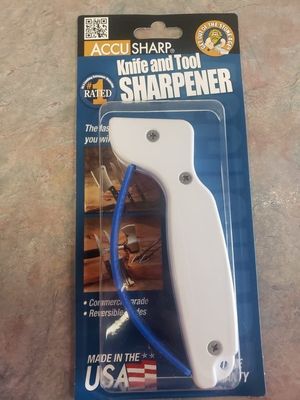 ACCU KNIFE &amp; TOOL SHARPENER (WHITE)