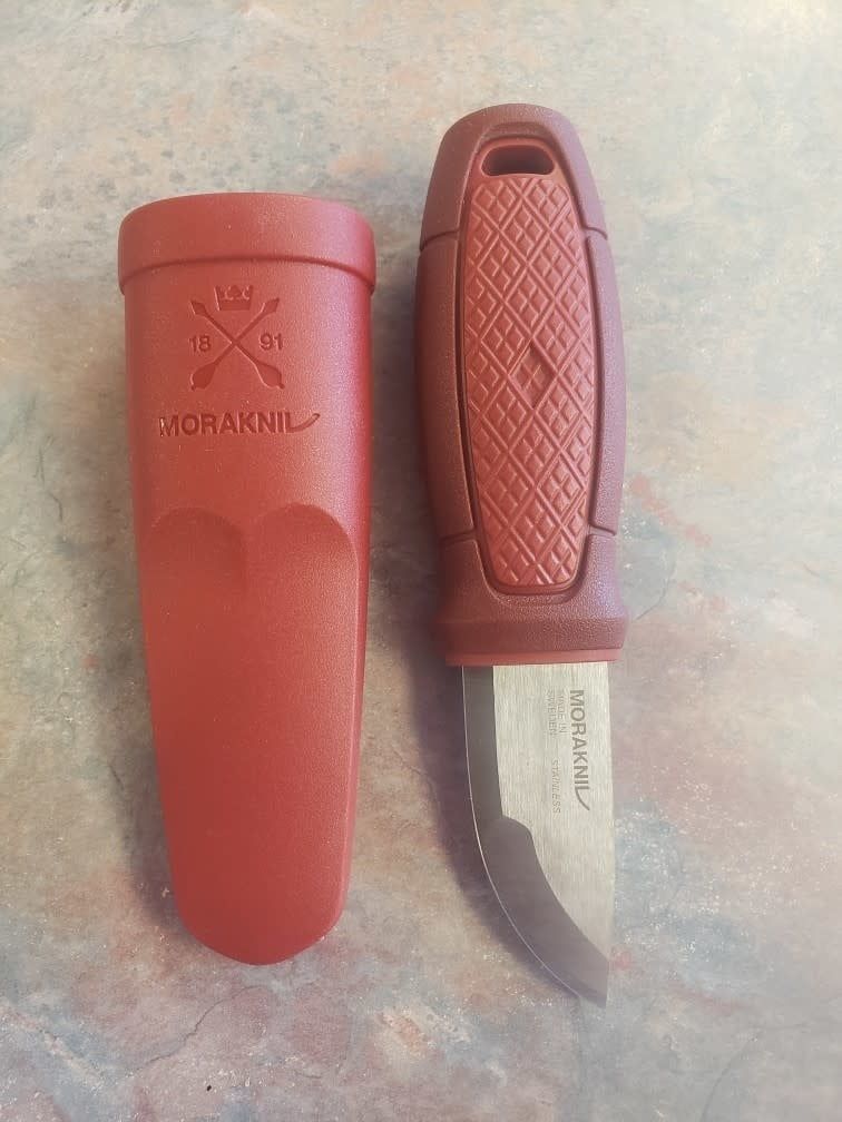 MORA ELDRIS RED FIXED KNIFE W/ SHEATH