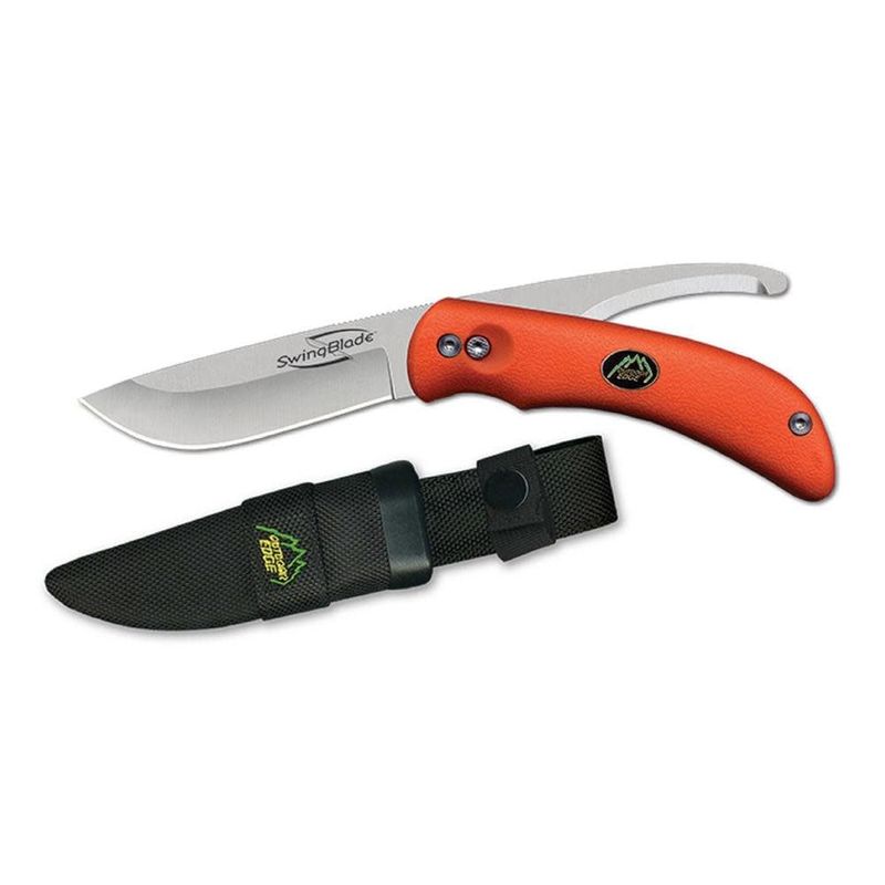 OE SWINGBLAZE ORANGE KNIFE W/ SHTH