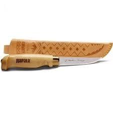 RAP CLASSIC BIRCH BIRD KNIFE W/ LTHR SHTH