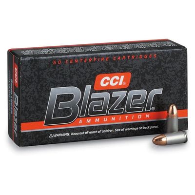 CCI BLAZER 9MM 115GR FMJ ALUM single