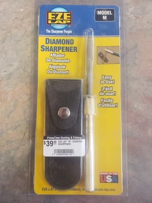 EZELAP DIAMOND SHARPENER  W/SHEATH MODEL M