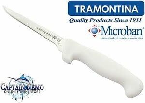 TRAM 6&quot; STAINLESS STEEL BONING FIXED KNIFE WHITE