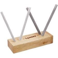 LANSKY FOUR ROD DIAMOND CERAMIC TURN BOX KNIFE SHARPENER