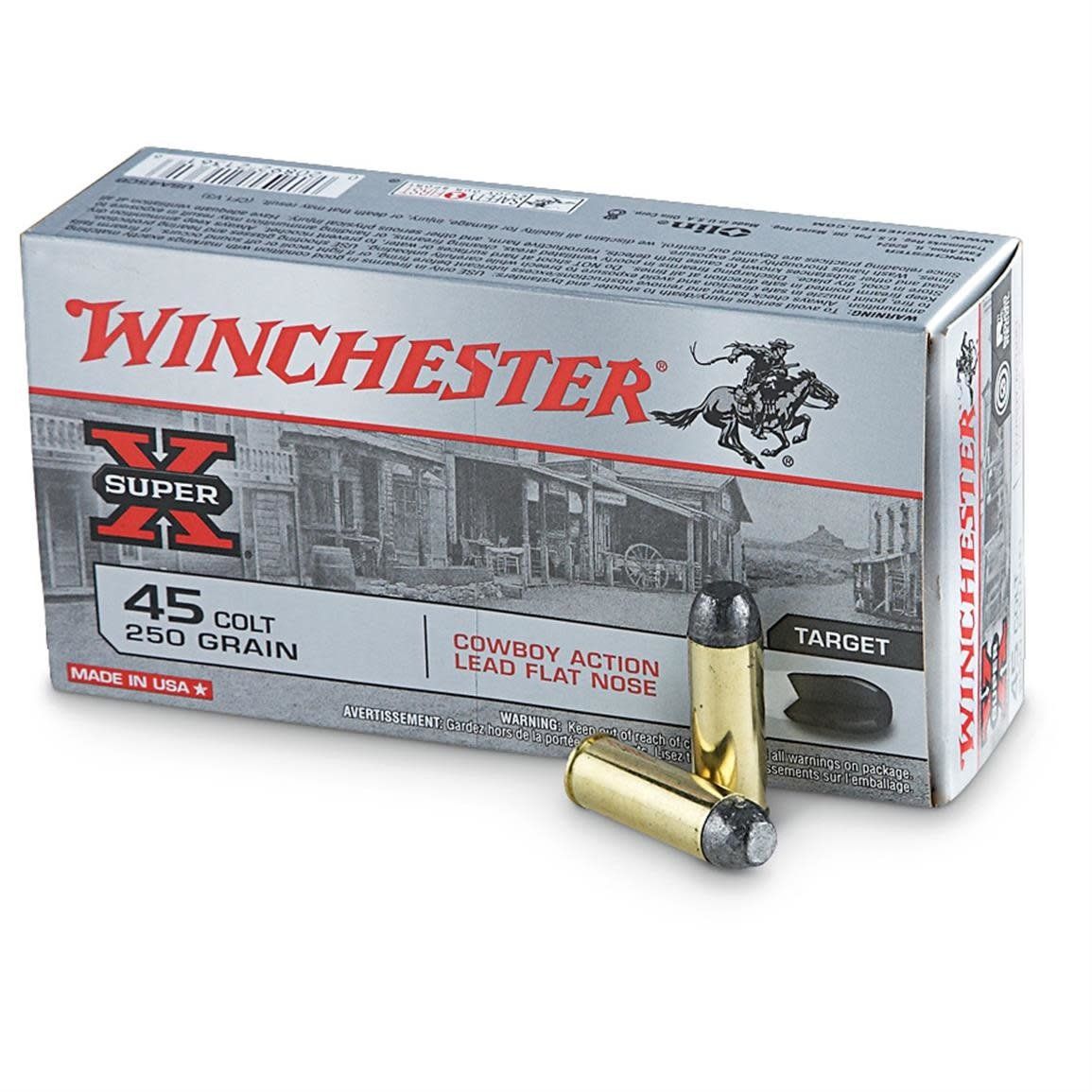 WIN 45COLT 250GR COWBOY LFN SUPER-X