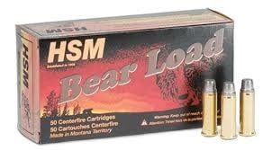 HSM 357MAG 180GR LEAD RNFP GAS CHECK BEAR LOAD
