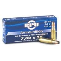 PPU 7.62X39 123GR SP 20PK