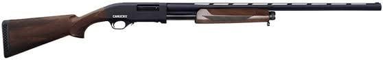 CAN PIONEER 12GA 28&quot; WALNUT PUMP W/ FIBRE OPTIC SITE