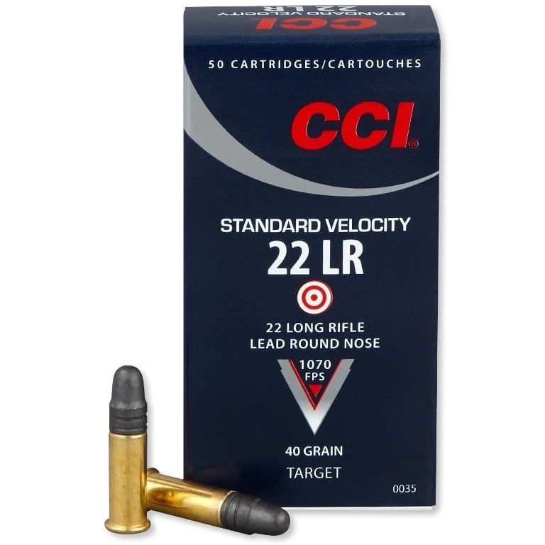 CCI 22LR 40GR LEAD RN STANDARD VELOCITY BRICK