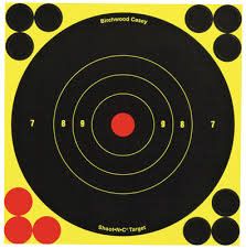 BWC SHOOT-N-C 6&quot; ADHESIVE TRGT 10PK