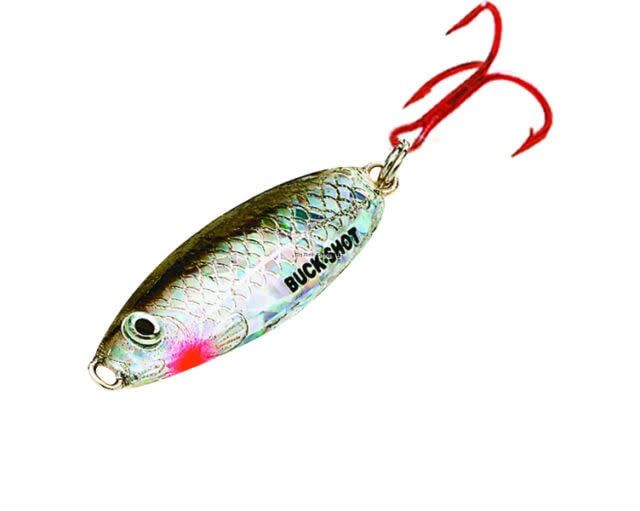 NL BUCK-SHOT RATTLE SPOON 1/8oz SILVER SHINER