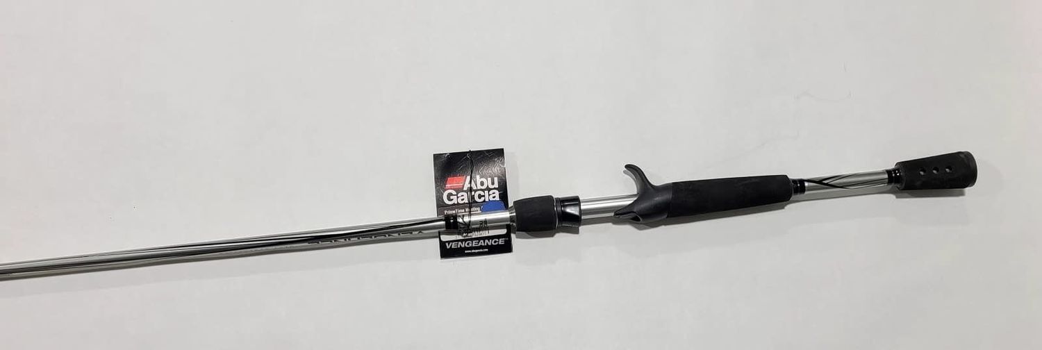 ABU VENGEANCE SPIN/CAST ROD 6'6" MED/HVY CAST 1PC