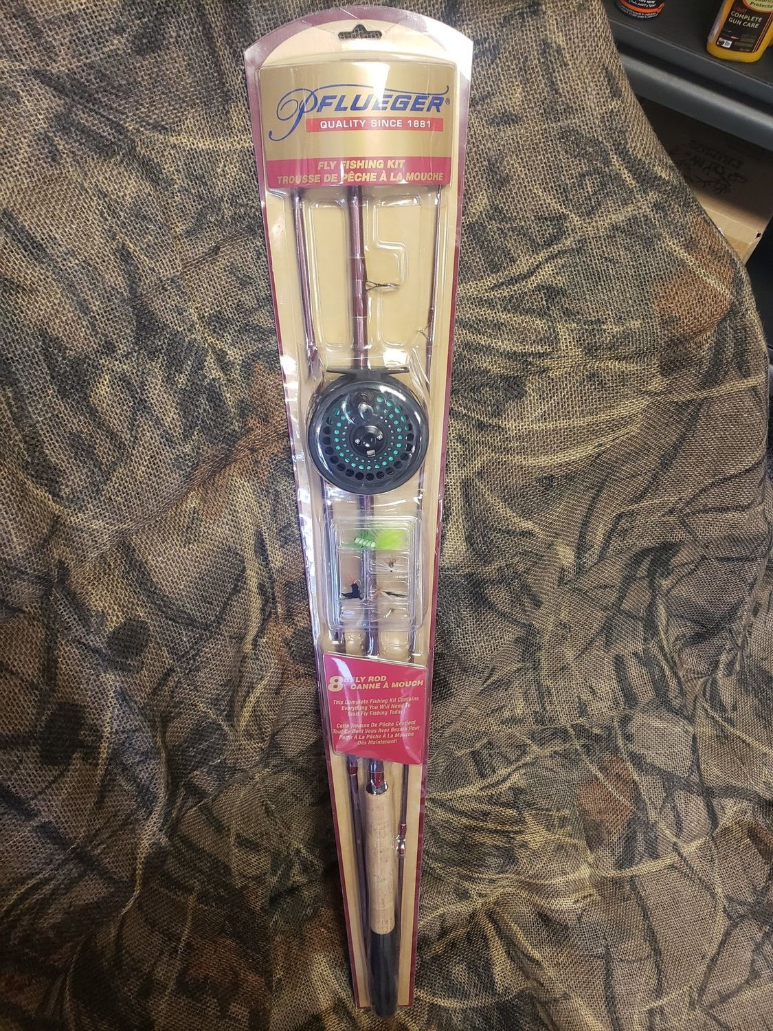 PFLU 8&#39; 5/6 WT 3PC FLY CMBO