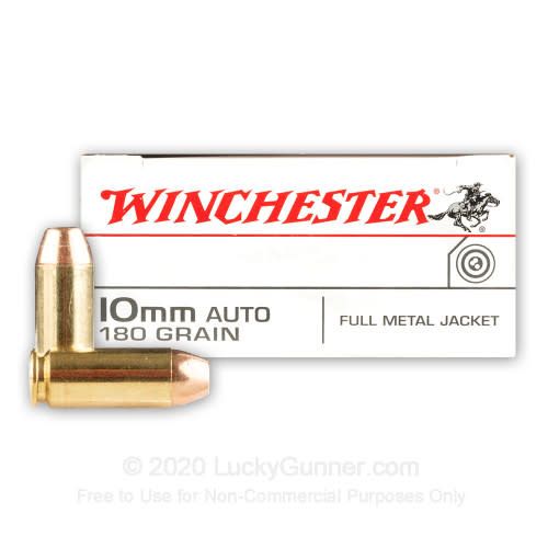 WIN 10MM AUTO 180GR FMJ USA 50PK